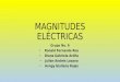 Magnitudes eléctricas