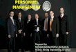 Personnel management: Job Analysis, Job description, Induction and training Programmes