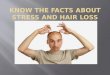 KNOW THE FACTS ABOUT STRESS AND HAIR LOSS