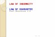Contract of guarantee-business law