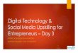Digital technology & social media upskilling for entrepreneurs – day 3