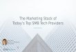 The Martech Stack of Today's Top SMB Providers