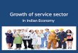 Growth of service sector
