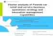 Cluster analysis of finnish car retail and service business operations strategy and innovation management capabilities