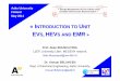 Introduction to the 'EVs, HEVs and EMR" course