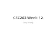 CSC263 Week 12