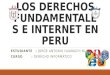 Los derechos fundamentales e internet en peru