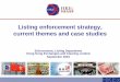 Listing enforcement strategy, current themes and case studies