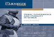 "Tribal Governance and Stability in Yemen," Carnegie Endowment 