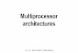 Multiprocessor architectures