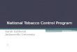 National tobacco control program (ntcp)