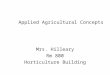 Class Introduction   Ag Concepts