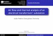 Ferreira, J., Air flow and thermal analysis of an electrical transformers substation (MIEM, FEUP, 2014)