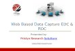 Clinical data management web based data capture edc & rdc