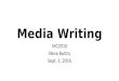 Media writing sept 1