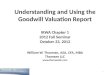 Understanding and Using the Goodwill Valuation Report