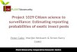Session 6: Citizen science to surveillance: Estimating reporting probabilities of exotic insect pests