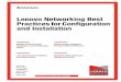 Lenovo Networking Best Practices for Configuration and Installation