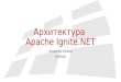 Архитектура Apache Ignite .NET