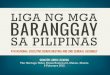 Speech: Liga ng mga Barangay sa Pilipinas