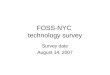 Foss Nyc Survey