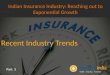 Indian Insurance Industry - Recent Industry Trends - Part - 5