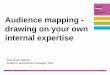 Audience mapping - drawing on your own internal expertise. Audience strategy conference, 26 May 2016