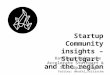 Startup Community insights – Stuttgart and the region (2015)