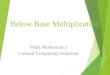 Vedic Mathematics- Below base multiplication