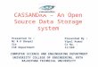 CASSANDRA - Next to RDBMS