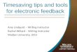 Lindquist and willard  tips and tools for electronic feedback