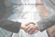 Merger & acquisition presentation