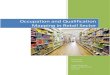 Occupation and Qualification Mapping in Retail Sector