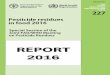 Pesticide residues in food 2016: Special session of the Joint FAO 