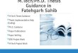 M.Tech/Ph.D. Thesis Guidance in Fatehgarh Sahib