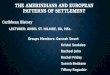 The amerindians and european patterns of settlement