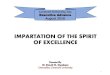 IMPARTATION OF THE SPIRIT OF EXCELLENCE