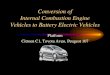 Conversion Combustion Vehicles to Electric Vehicles