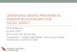 Webinar: Leveraging Service Providers & Vendor Relationships for Social Impact
