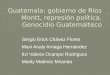 Genocidio guatemalteco