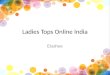 ladies tops online shopping india