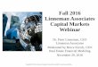 Fall 2016 Linneman Associates Capital Markets Webinar Transcript Sample