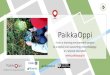 PaikkaOppi - webbased learning environment