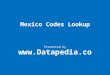 About Mexico Postal Zip Code Finder