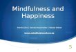 Mindfulness and Happiness presentation [13 Jan 2016]