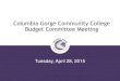 CGCC April 28 budget committee