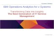 IBM Operations Analytics For z Systems V2.2 - Client Short Pres