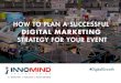 How to plan a successful Digital Marketing strategy for your event