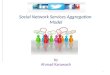 Social network aggregation model