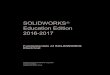 SOLIDWORKS Education Edition 2016-2017